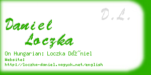 daniel loczka business card